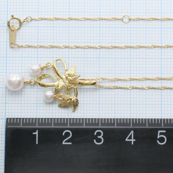 K18 Yellow Gold Pearl Necklace