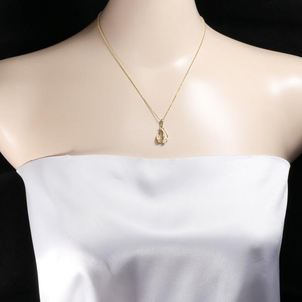 18K Yellow Gold Pearl Necklace