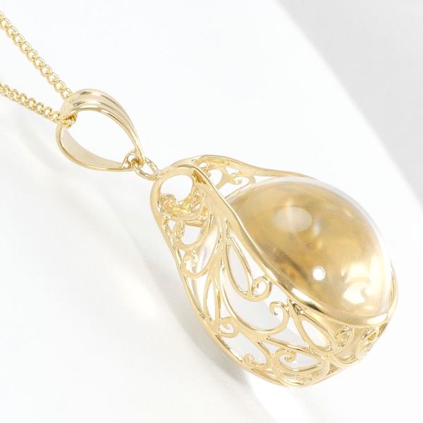 K18 Yellow Gold Quartz Necklace