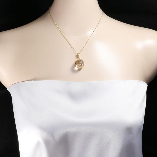 K18 Yellow Gold Quartz Necklace