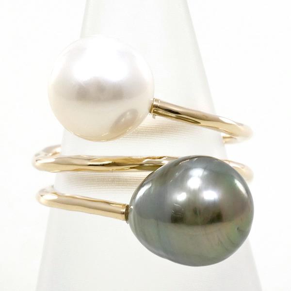 K10 Yellow Gold Pearl Ring