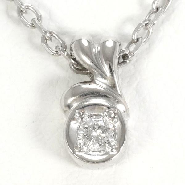 PT850 Platinum Diamond Necklace 0.04ct