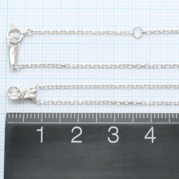 PT850 Platinum Diamond Necklace 0.04ct in Excellent Condition