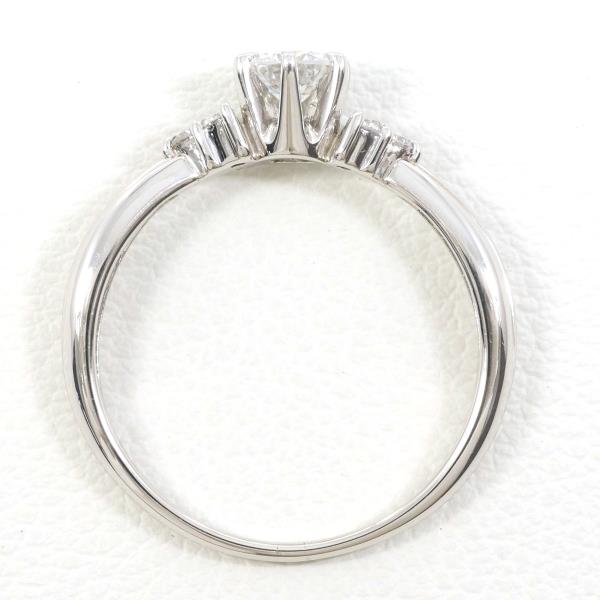 PT900 Platinum Diamond Ring 13.5