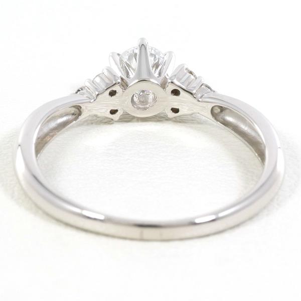 PT900 Platinum Diamond Ring 13.5