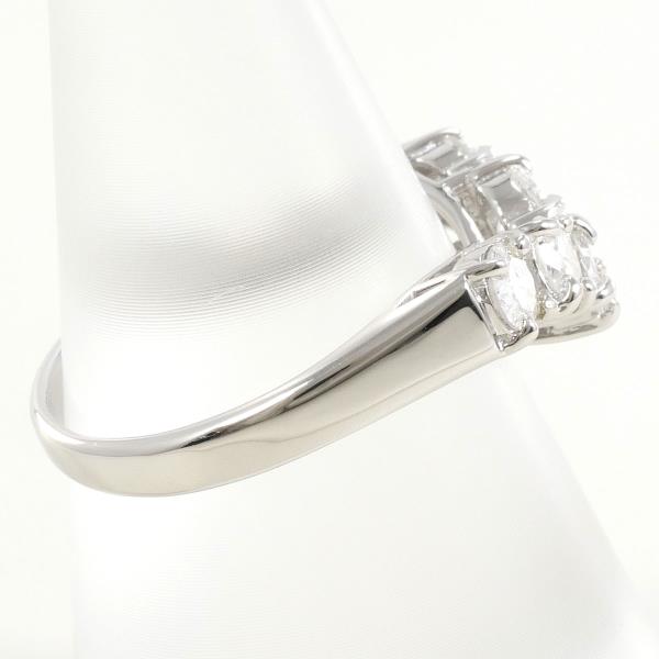 PT850 Platinum Diamond Ring 13.5