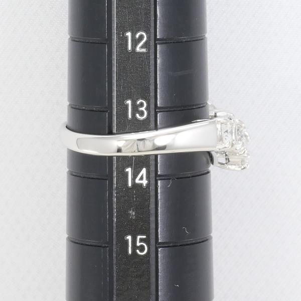 PT850 Platinum Diamond Ring 13.5