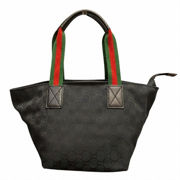 Gucci GG Canvas Sherry Line Handbag 131228 in Good Condition