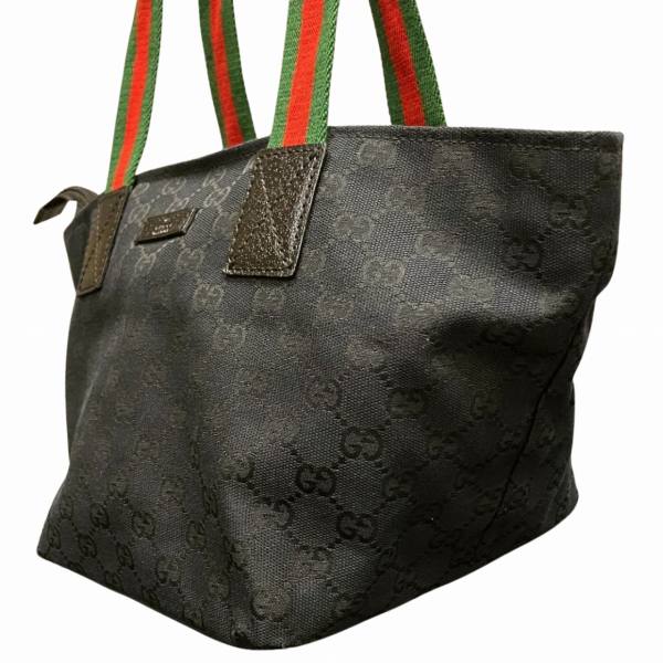 Gucci GG Canvas Sherry Line Handbag 131228 in Good Condition