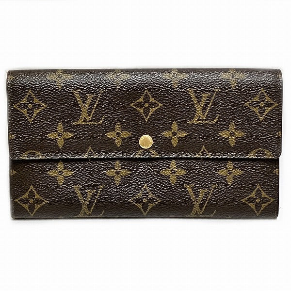 Louis Vuitton Monogram Pochette Portemonnaie Credit Long Wallet M61725 in Great Condition