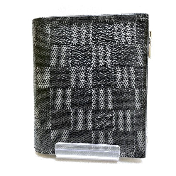 Louis Vuitton Damier Graphite Bifold Wallet N64021 in Good Condition