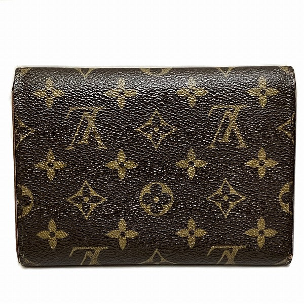 Louis Vuitton Monogram Portefeuille Tresor Etui Chequier Wallet M61200 in Great Condition