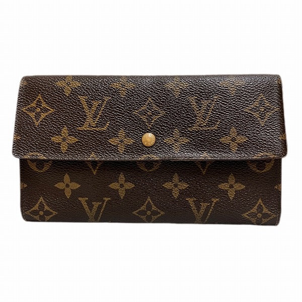 Louis Vuitton Monogram Portefeuille International Wallet M61215 in Good Condition