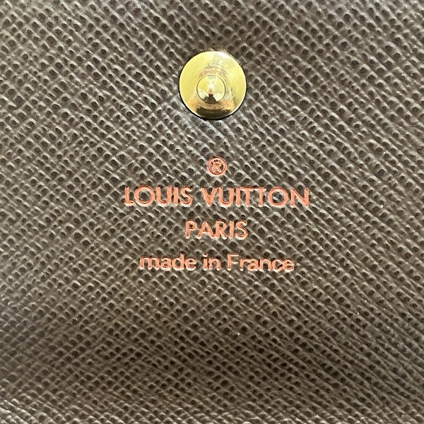 Louis Vuitton Damier Elise Trifold Wallet N61654 in Great Condition