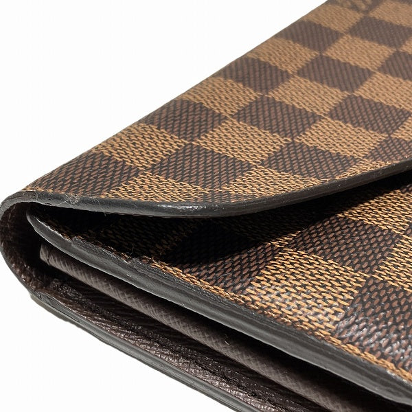 Louis Vuitton Damier Portefeuille Sarah Long Wallet N63209 in Great Condition