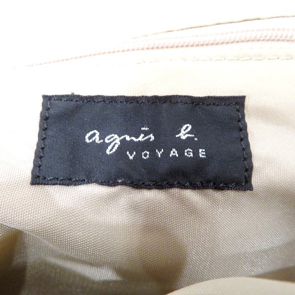 Agnes B Voyage SS04 Canvas Enamel Handbag in Good Condition