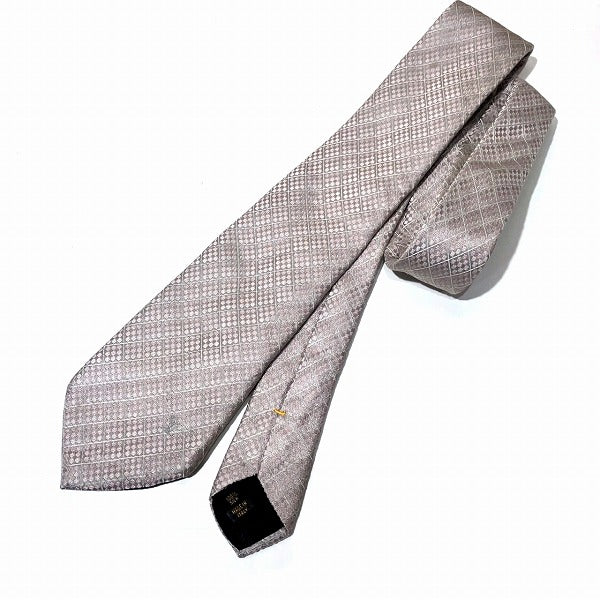 Louis Vuitton Silk 100% Micro Damier Tie in Good Condition