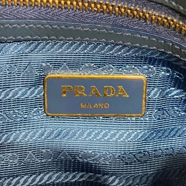 Prada Patent Leather Promenade Handbag BL0838 in Good Condition