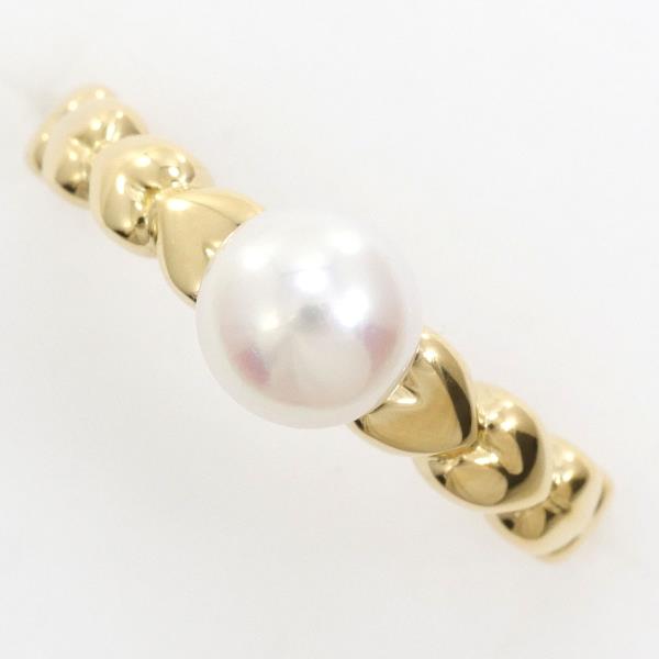 K18 Yellow Gold Pearl Ring