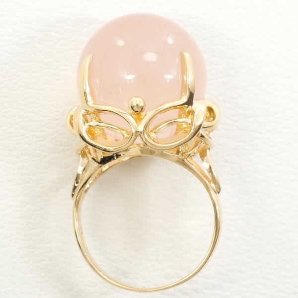 K18 Yellow Gold Rose Quartz Ring