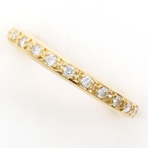 K18 Yellow Gold Diamond Ring 9.5