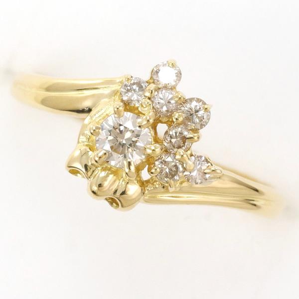 K18 Yellow Gold Diamond Ring 11