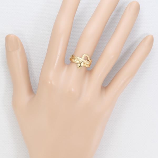 K18 Yellow Gold Ring 8.5