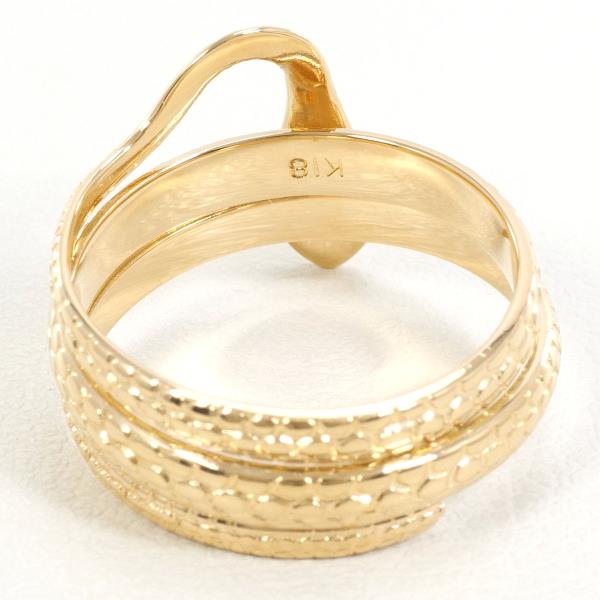 K18 Yellow Gold Ring 8.5