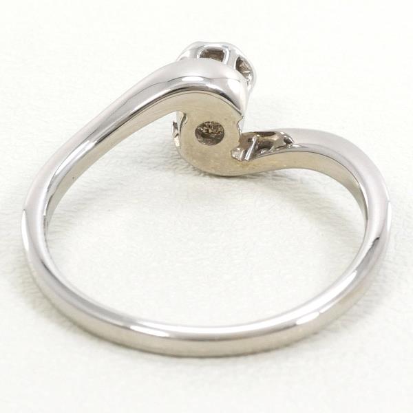 K9 White Gold Diamond Ring 4.5