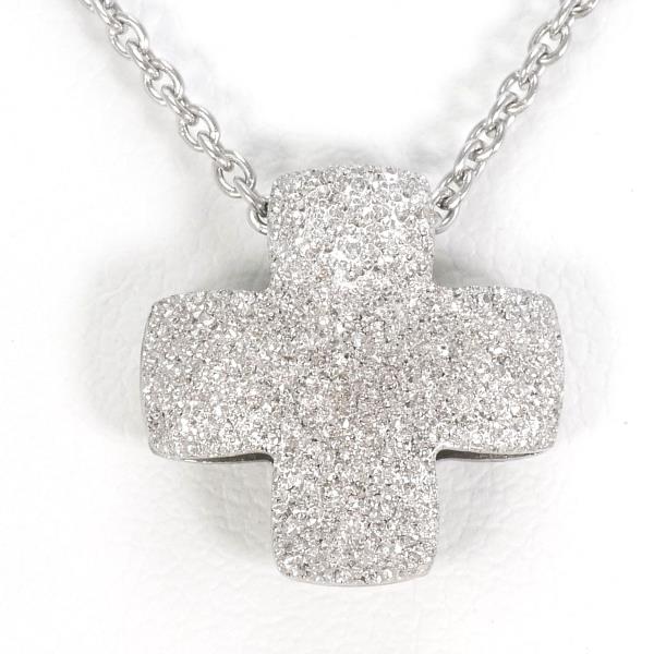 K18 White Gold Necklace 4.1g 40cm