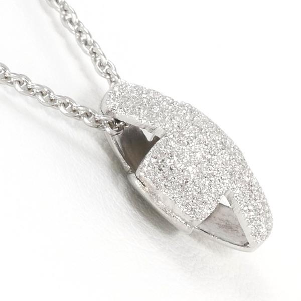 K18 White Gold Necklace 4.1g 40cm