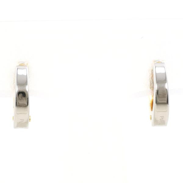 PT900 Platinum K18 Yellow Gold Earrings in Excellent Condition