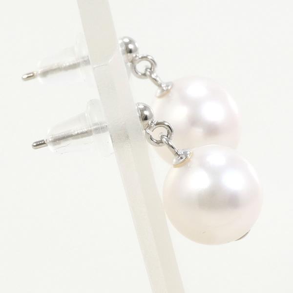 Silver Imitation Pearl Earrings 2.2g in Great Condition