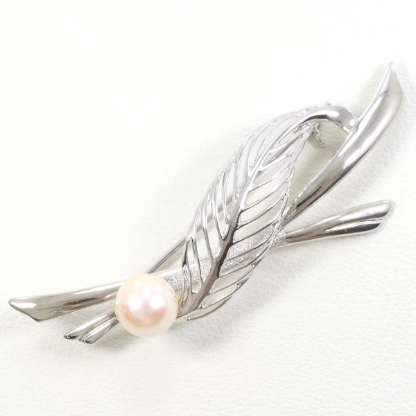 Silver Pearl Pendant Brooch in Pristine Condition