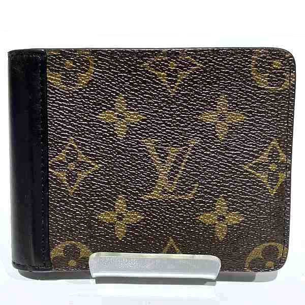 Louis Vuitton Monogram Macassar Gaspard Bifold Wallet M93801 in Great Condition