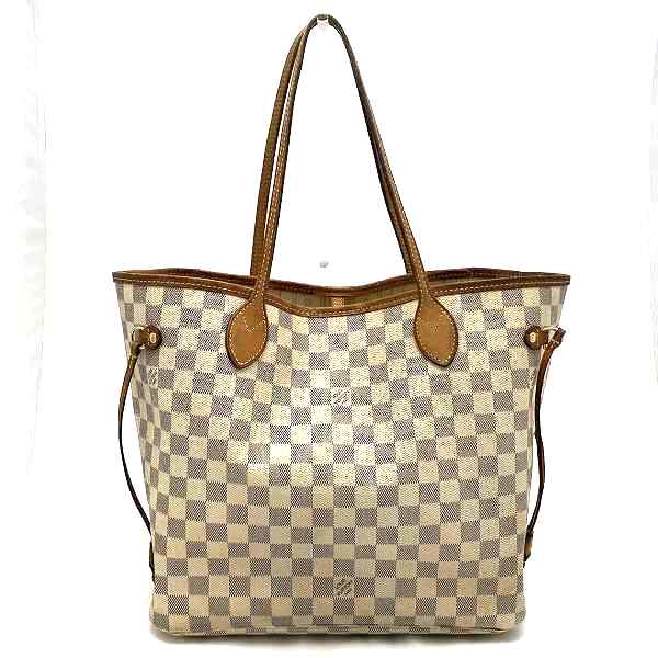 Louis Vuitton Damier Azur Neverfull MM Tote Bag N51107 in Good Condition