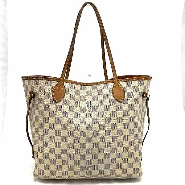 Louis Vuitton Damier Azur Neverfull MM Tote Bag N51107 in Good Condition