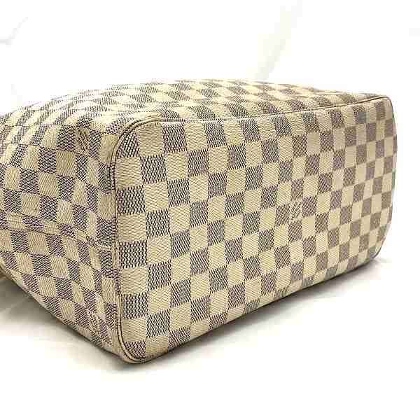 Louis Vuitton Damier Azur Neverfull MM Tote Bag N51107 in Good Condition