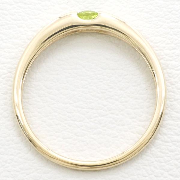 K10YG Yellow Gold Peridot Ring Size 11