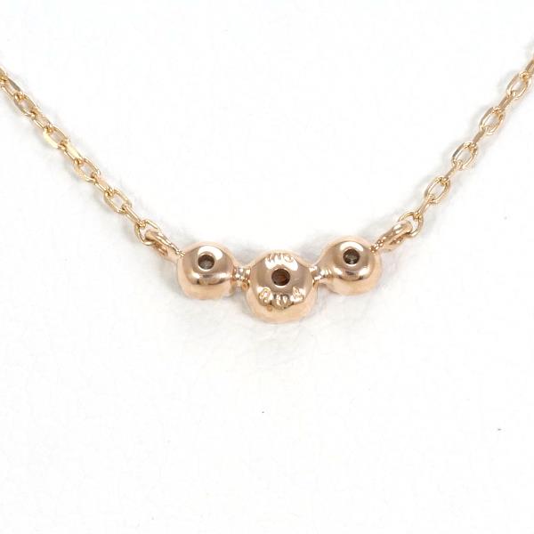 K10PG Pink Gold Diamond Necklace