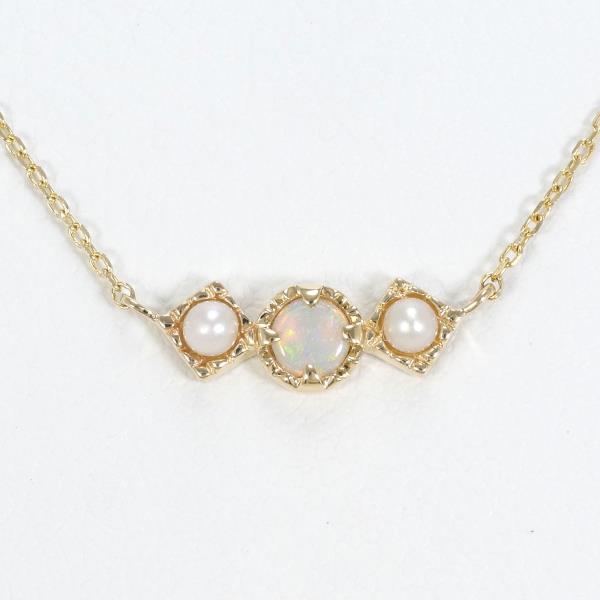 K10YG Opal Pearl Necklace