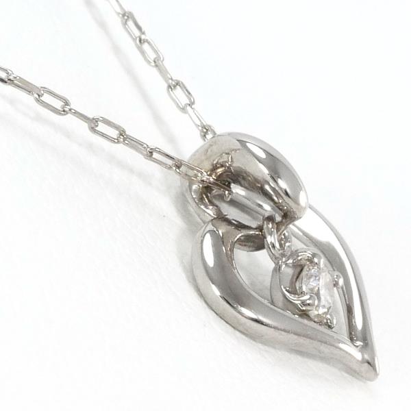 K10 White Gold Diamond Necklace