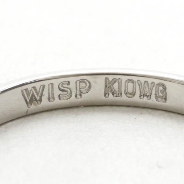 Whisp K10 White Gold Ring Size 8 in Excellent Condition