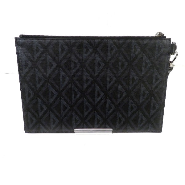 Dior DC Diamond Coated Canvas Clutch Bag in Great Condition