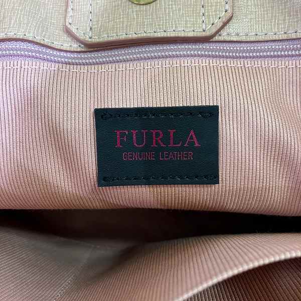 Furla Pink PVC Handbag in Great Condition