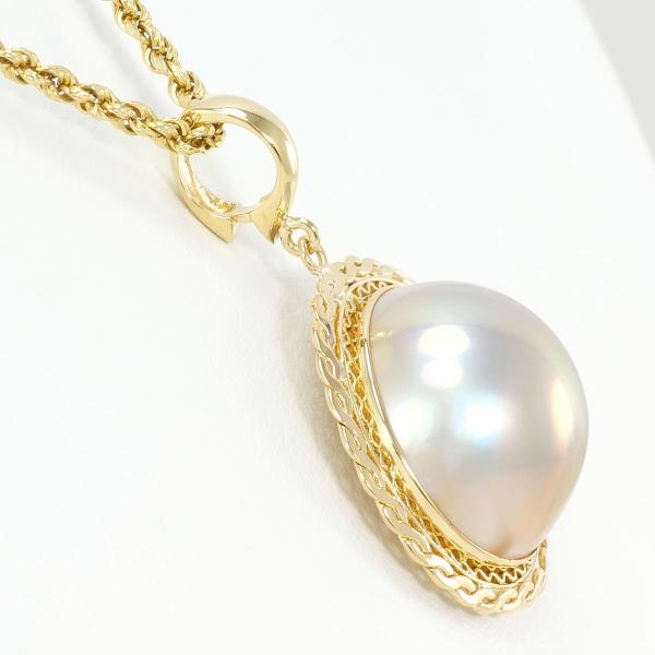 K18 Yellow Gold Mabe Pearl Necklace