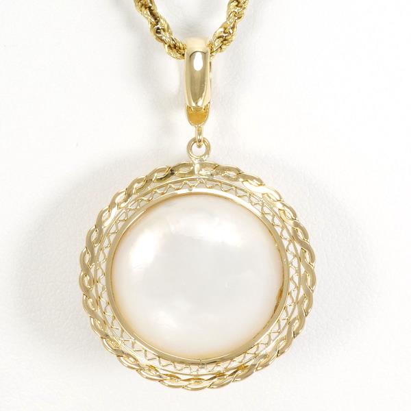 K18 Yellow Gold Mabe Pearl Necklace