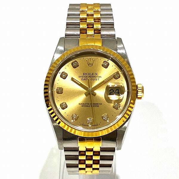 Rolex Datejust 16233G Automatic Men's Watch in Good Condition