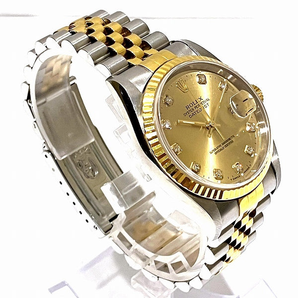 Rolex Datejust 16233G Automatic Men's Watch in Good Condition