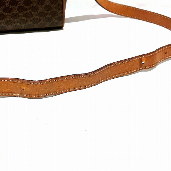 Celine Macadam Leather Shoulder Bag